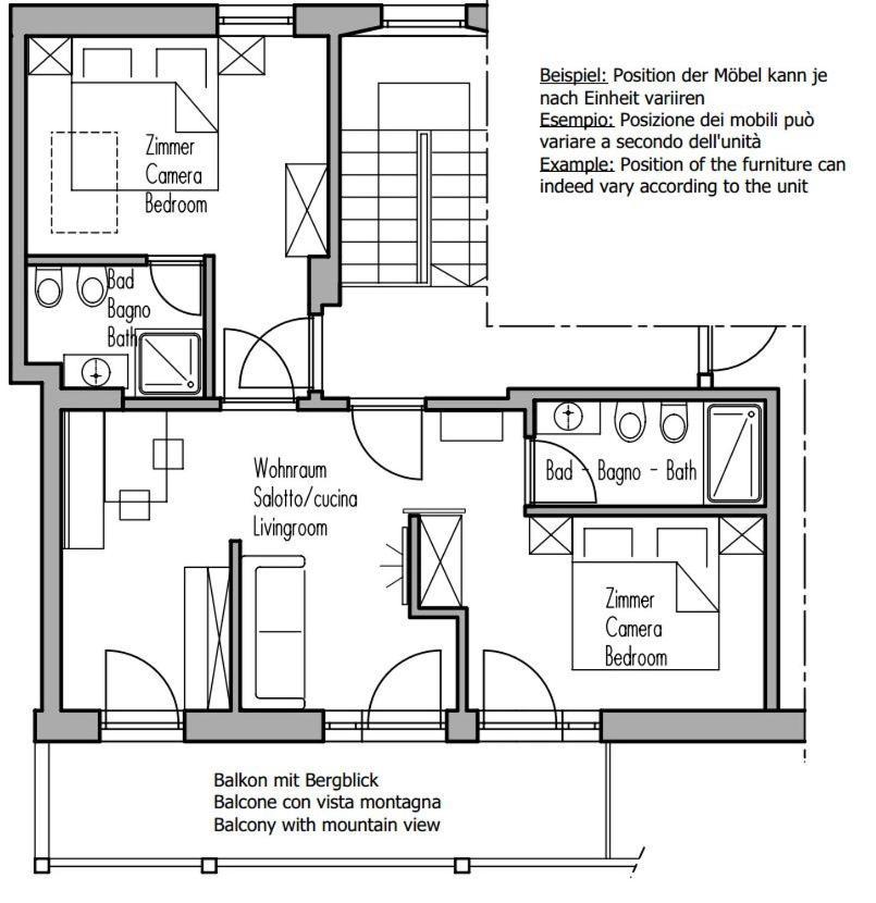 Residence Viktoria Castelrotto Luaran gambar