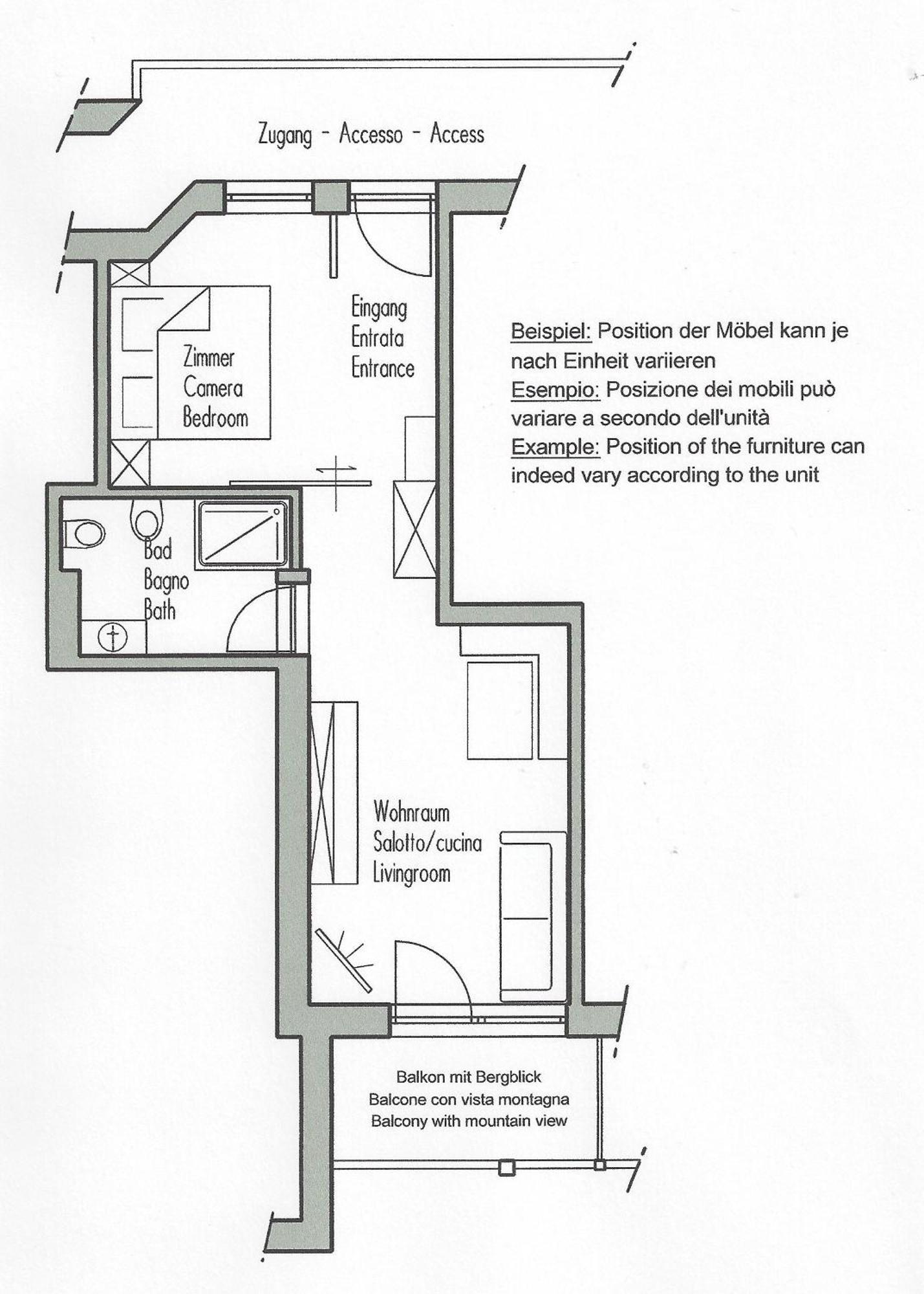 Residence Viktoria Castelrotto Luaran gambar