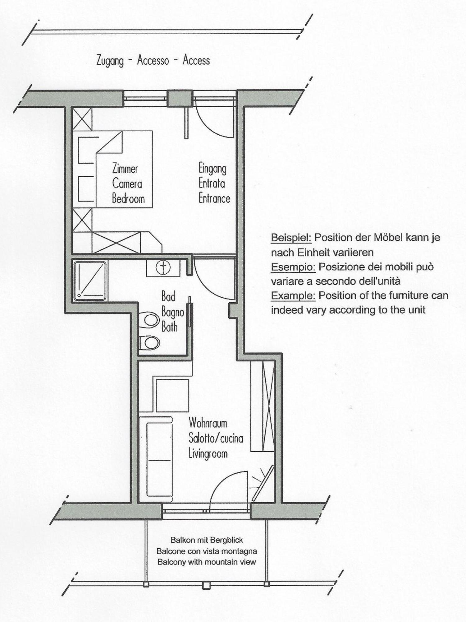 Residence Viktoria Castelrotto Luaran gambar